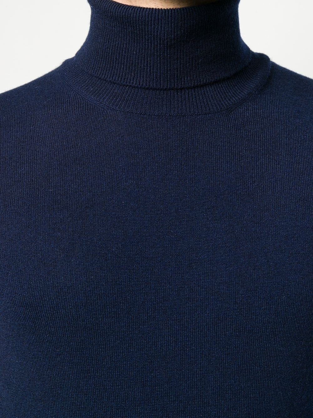 Brunello Cucinelli Rollneck Cashmere Sweater In Black