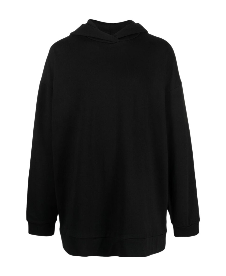 The Row Long-sleeved Cotton Hoodie In Black