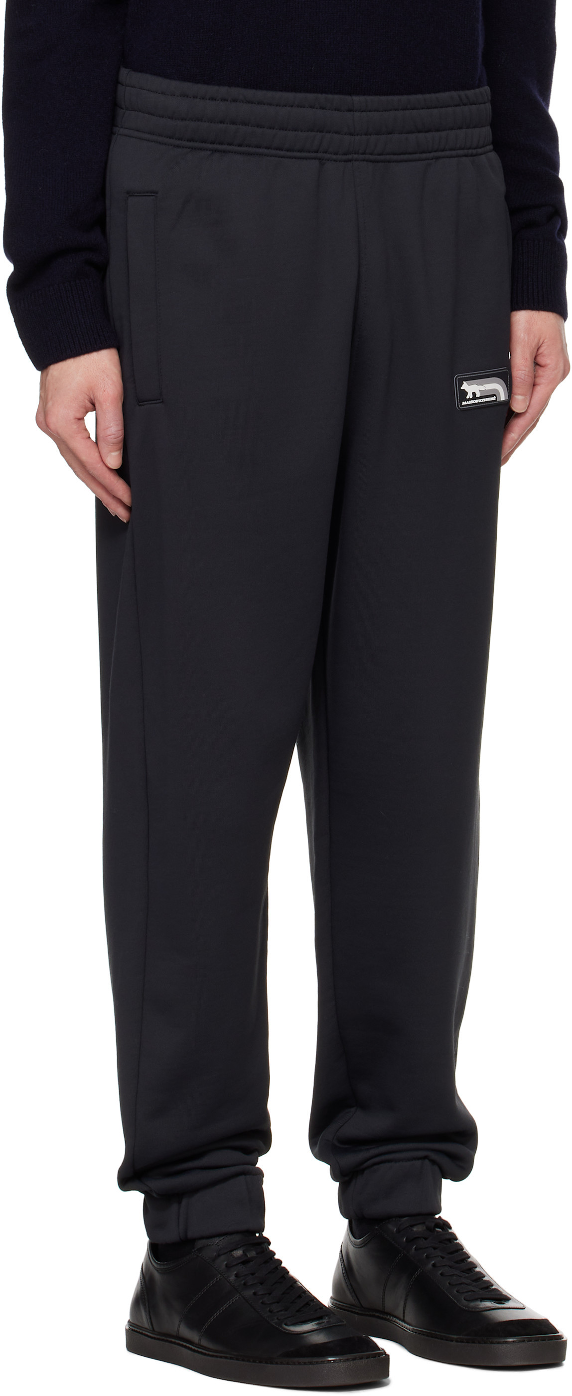 Maison Kitsuné Flash Fox Patch Sweatpants