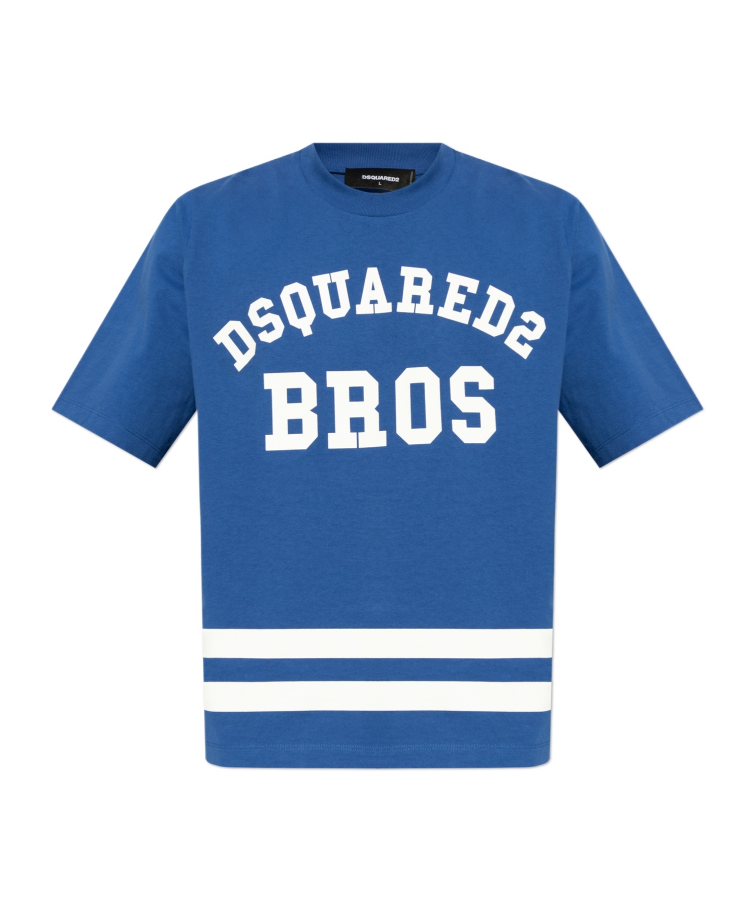 Shop Dsquared2 Logo-print T-shirt In Blue