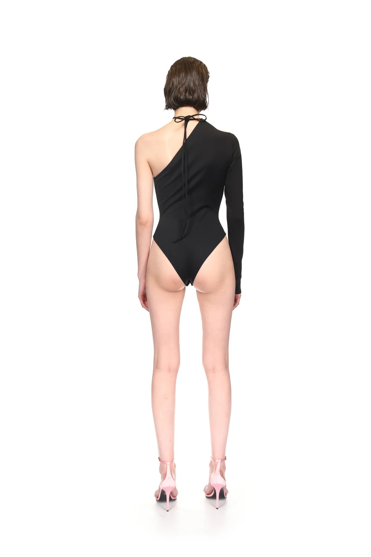 David Koma Cut-out Bodysuit In Black