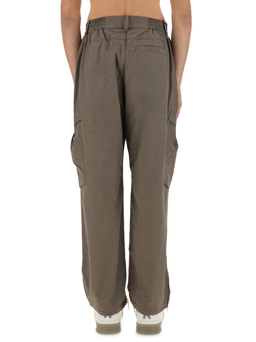 Represent Relaxed-fit Cargo Tech Pants With Multiple Pockets In Gray