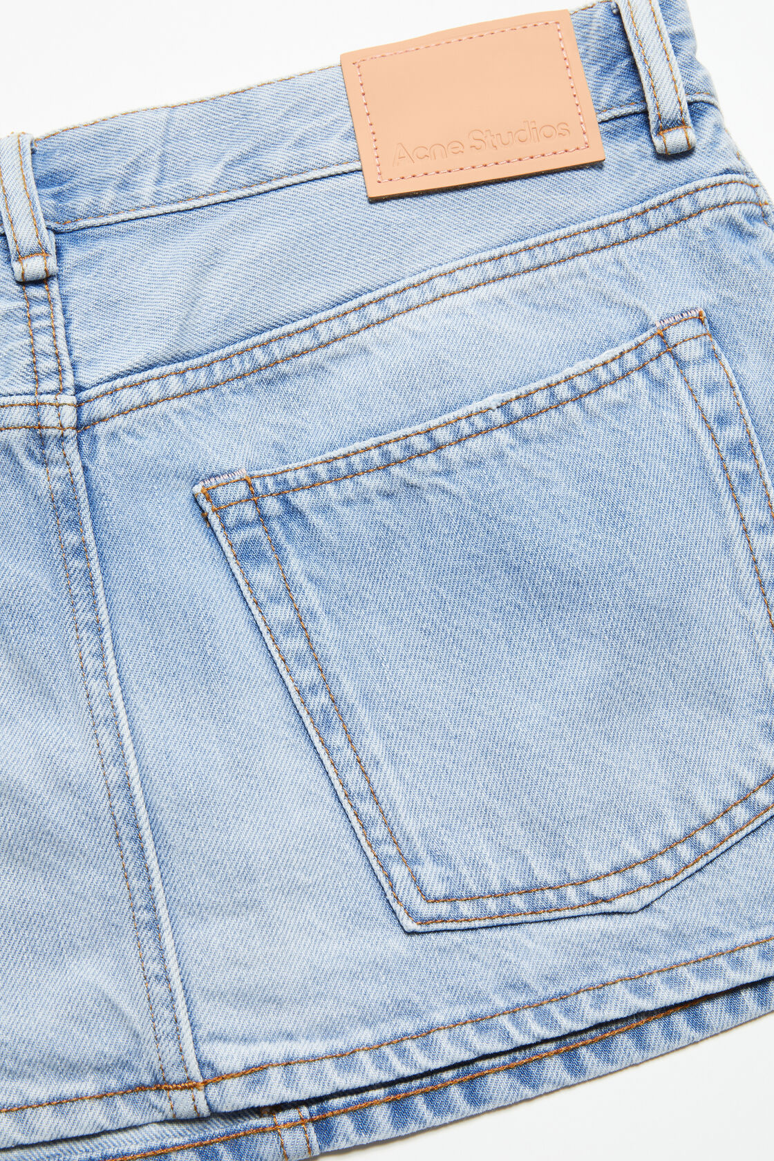 Acne Studios Denim Skirt In Blue