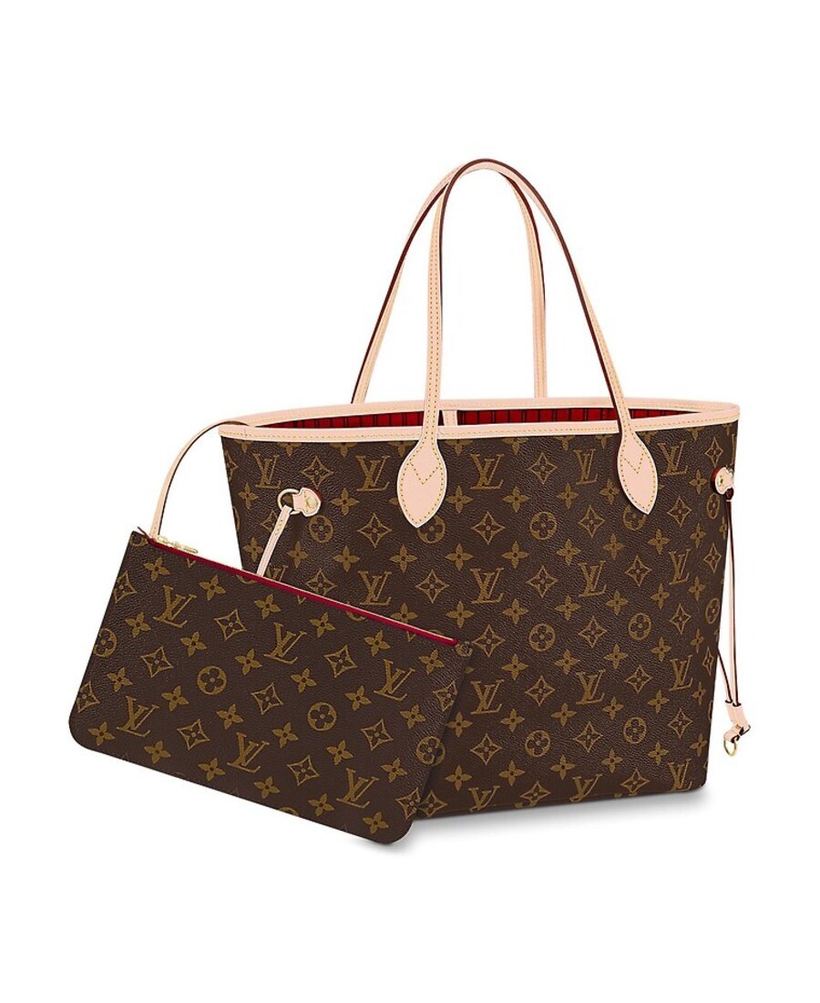 Pre-owned Louis Vuitton Neverfull Medium Handbag In Black