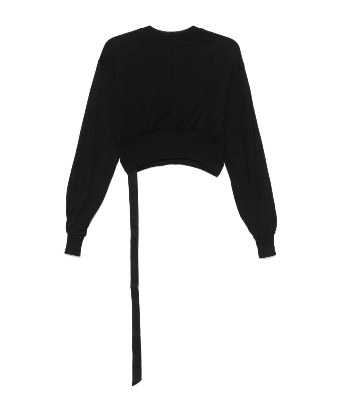 Rick Owens Drkshdw Long-sleeved T-shirt In Black