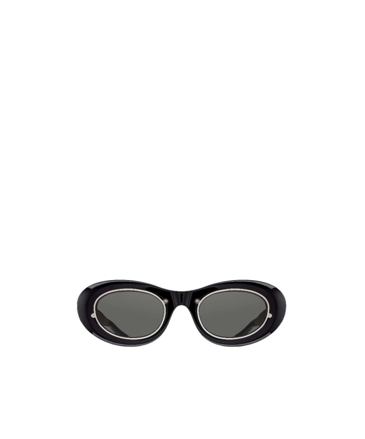 Matsuda Oval-frame Sunglasses In Black