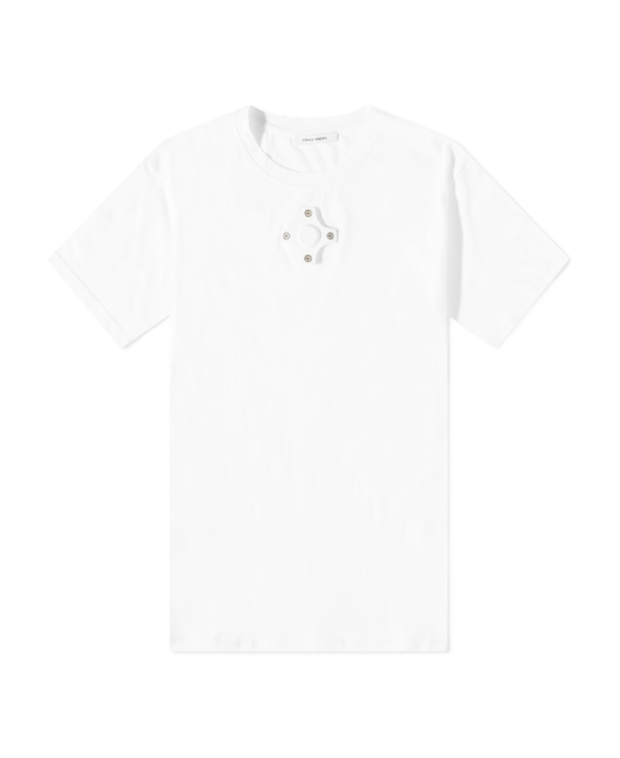 Craig Green Cotton Crew-neck T-shirt In White