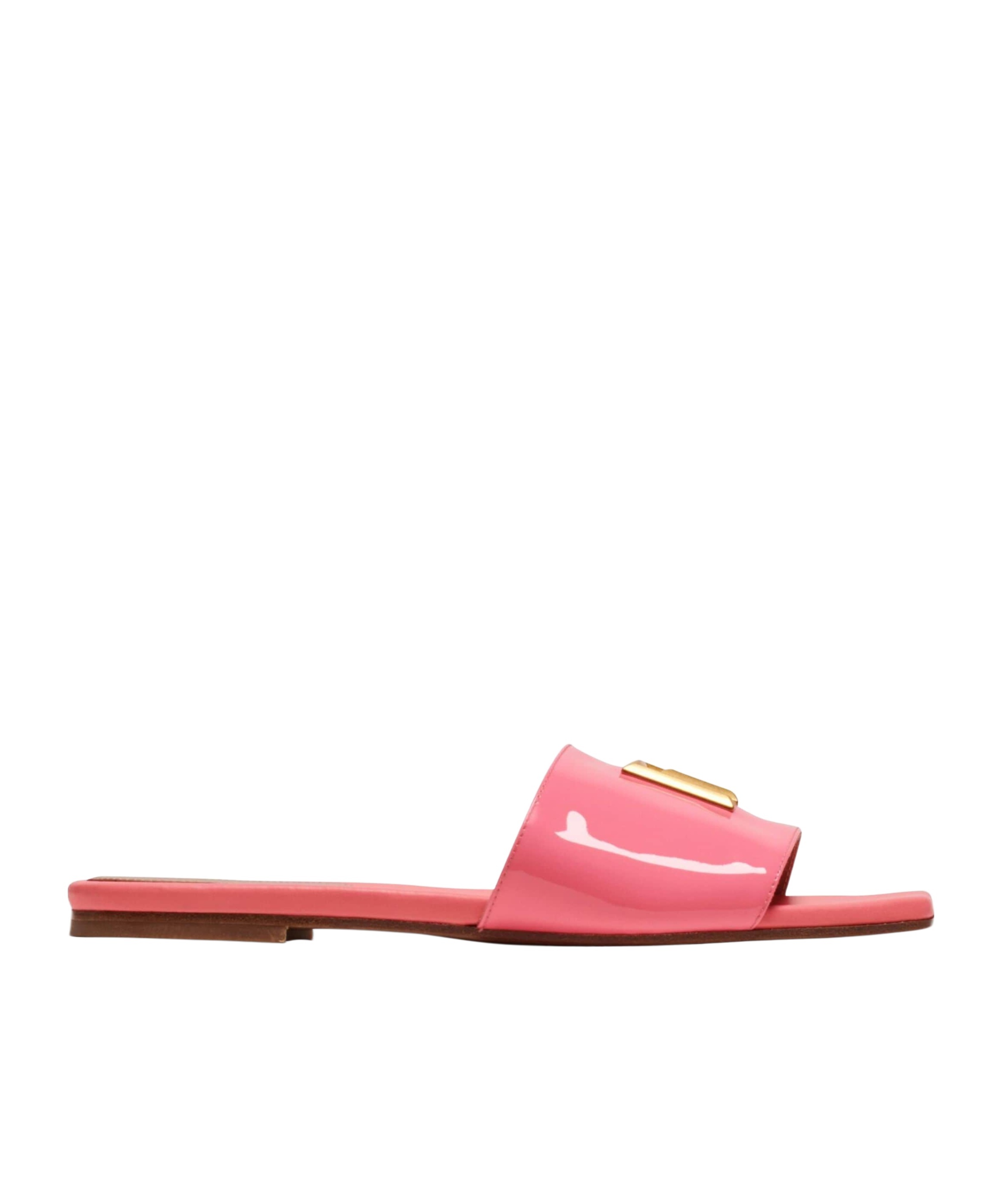 BALMAIN DAFNE PATENT LEATHER MULES