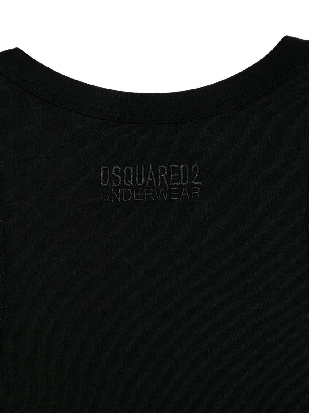 Dsquared2 Sleeveless Vest In Black