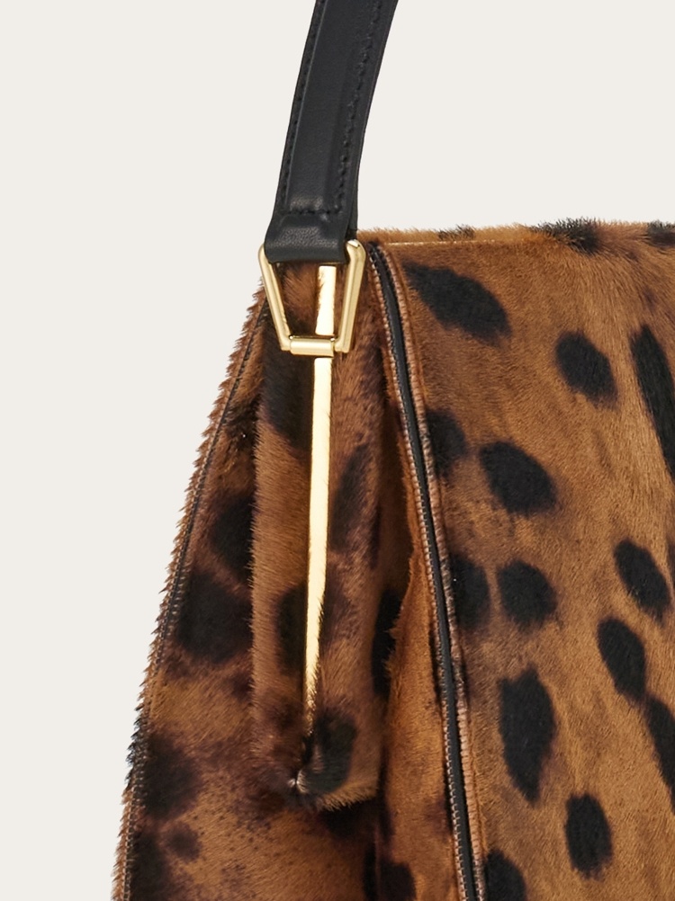 Ferragamo Semi-rigid Handbag In Brown