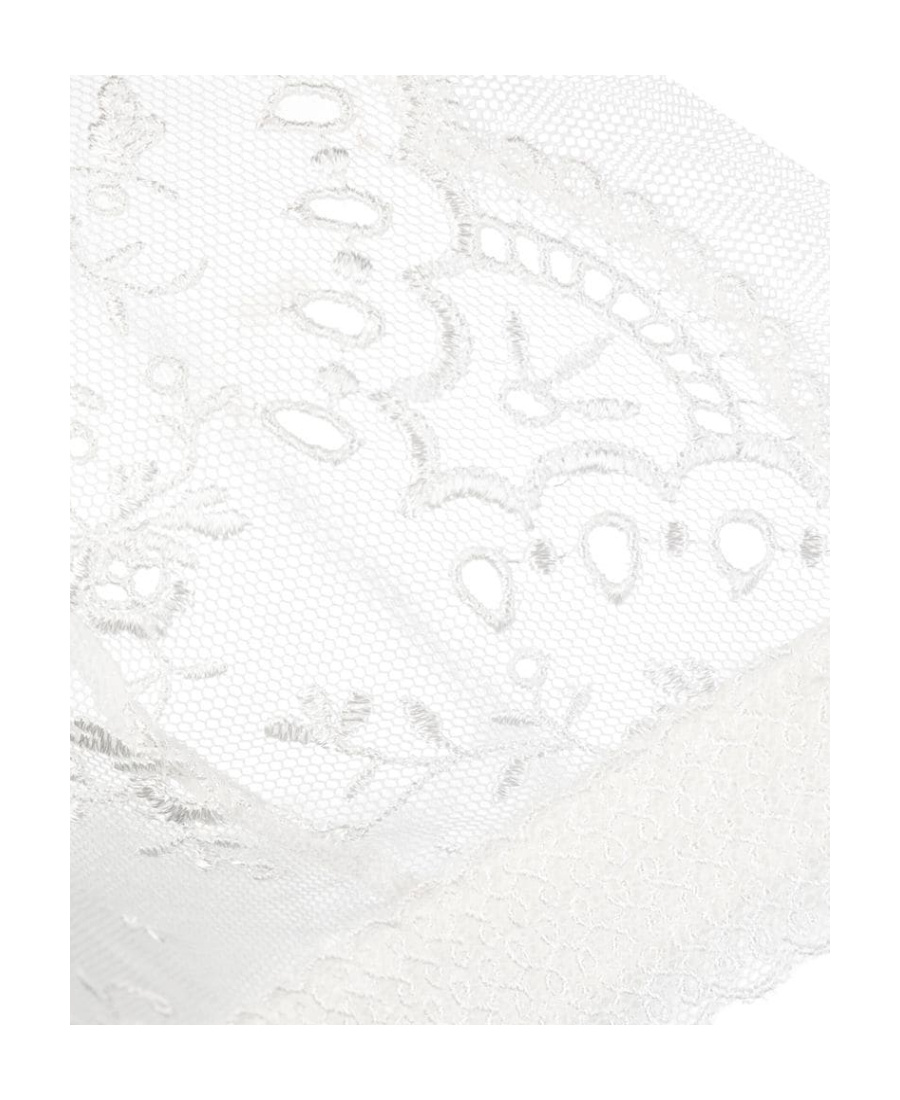 Shop La Perla Lace Triangle Bra In White