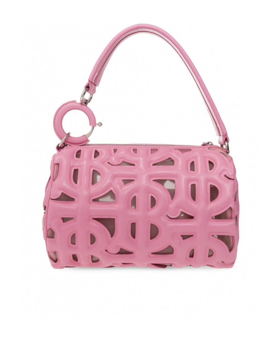 Burberry Mini Quilted Monogram Freya Tote Bag In Pink
