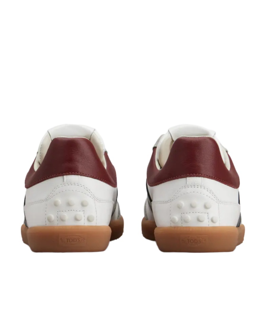Tod's Man Sneakers White Size 8 Leather In White