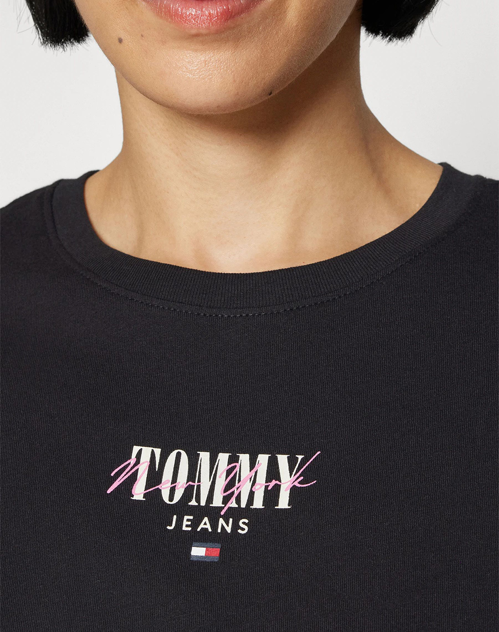Tommy Hilfiger Tommy Jeans Logo Printed Crewneck T-shirt