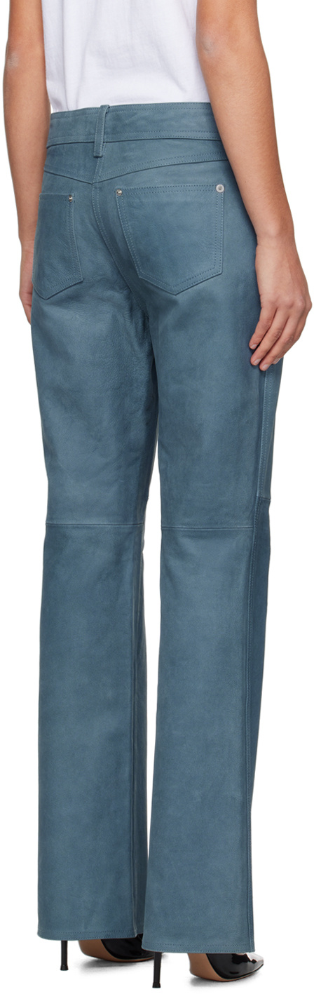 Stand Studio Belt Loops Slacks In Blue