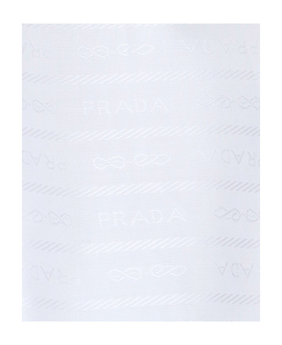 Prada Chest-pocket Button-down Shirt In White