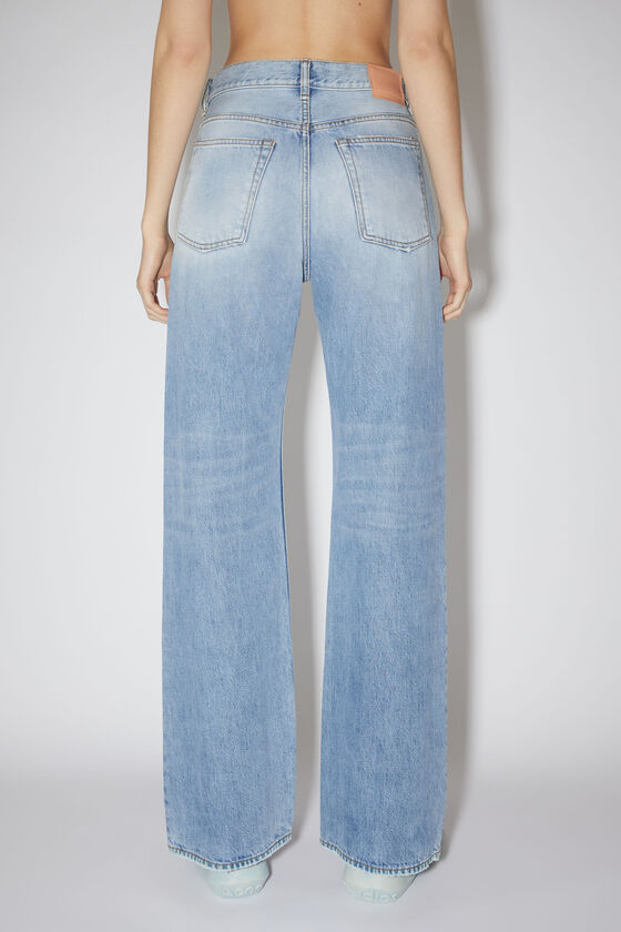 Acne Studios Wide-leg Jeans In Blue