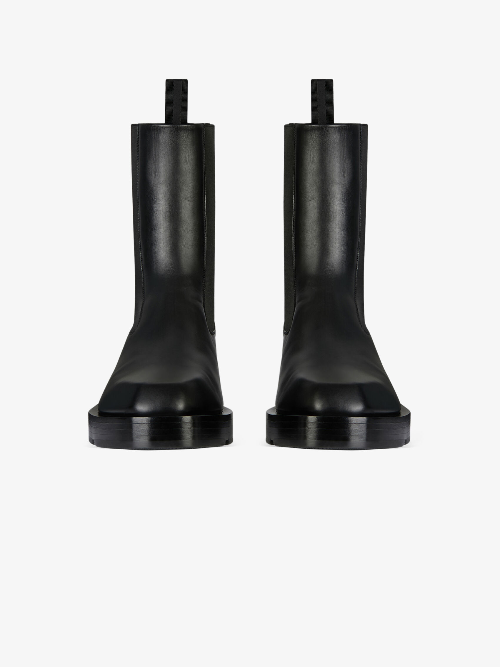 Shop Givenchy 4g Plaque Chelsea Boots In Black