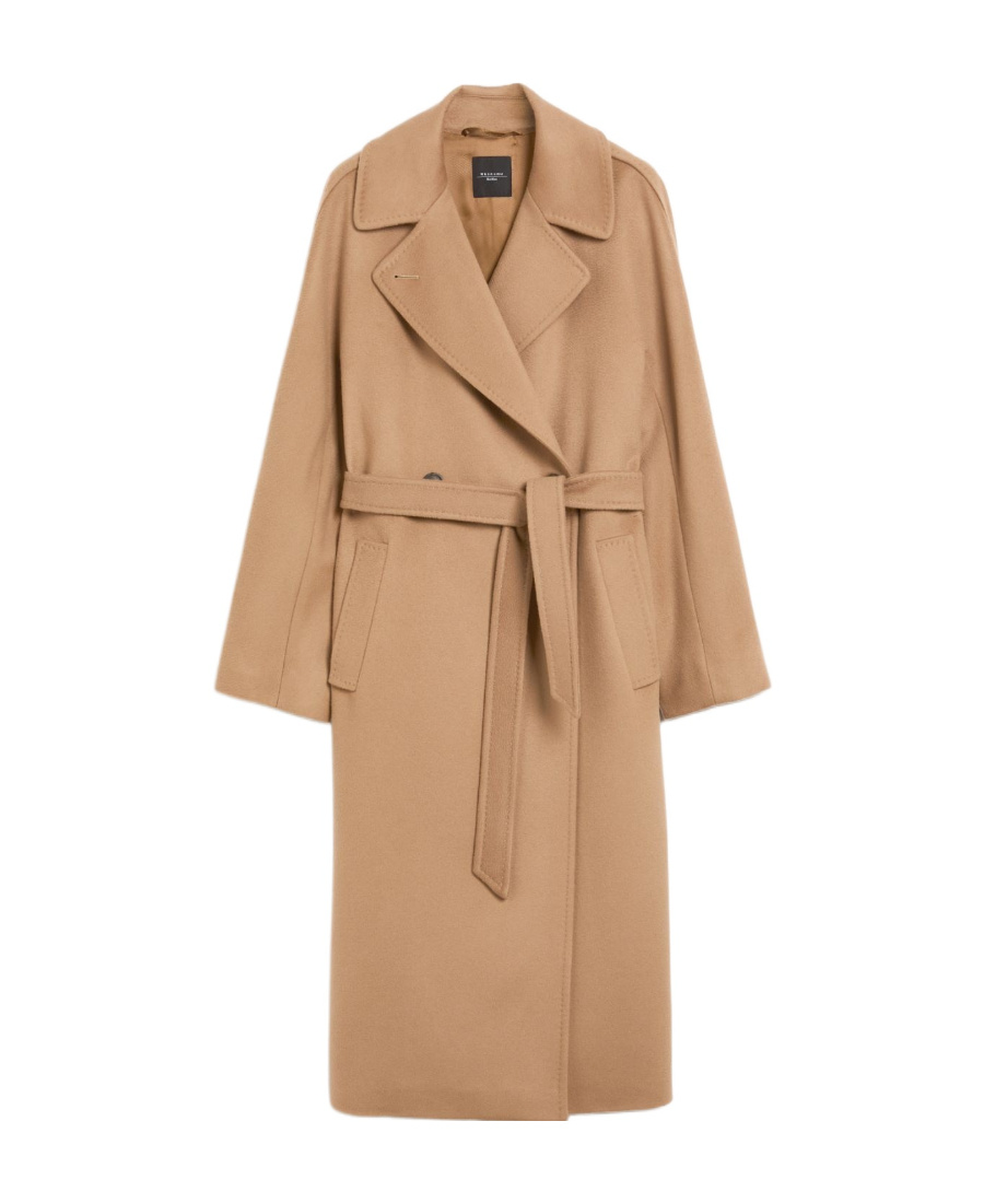 Weekend Max Mara Resina Tunic Coat In Nude