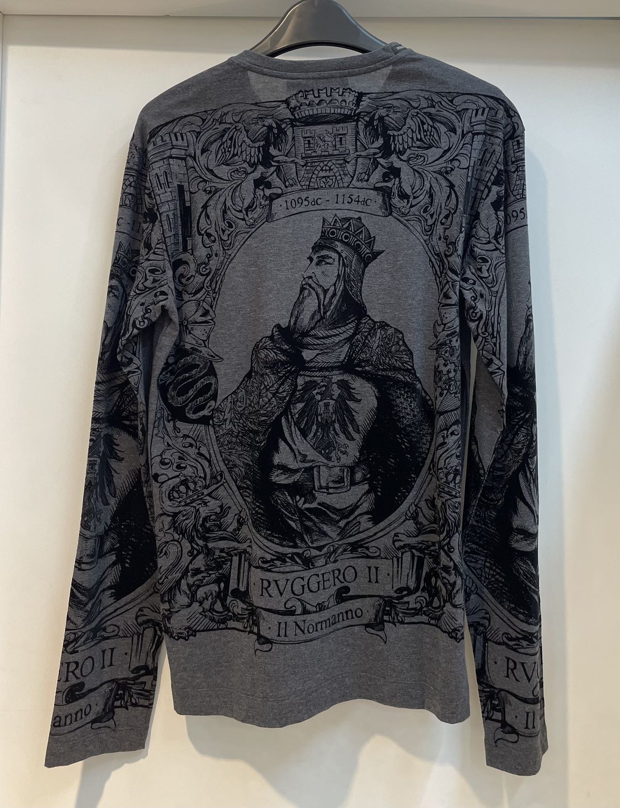 Dolce & Gabbana Long-sleeved T-shirt In Black