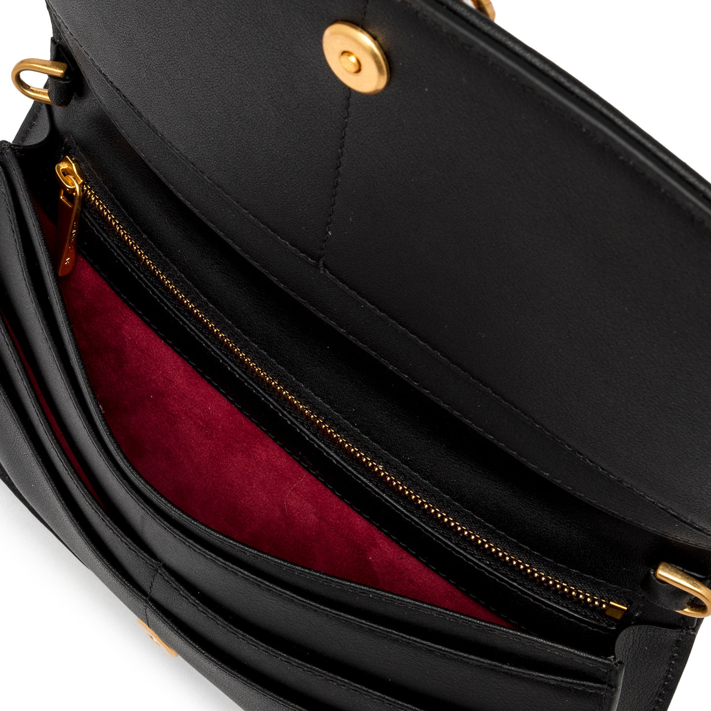 Gianni Chiarini Flip Shoulder Bag In Black