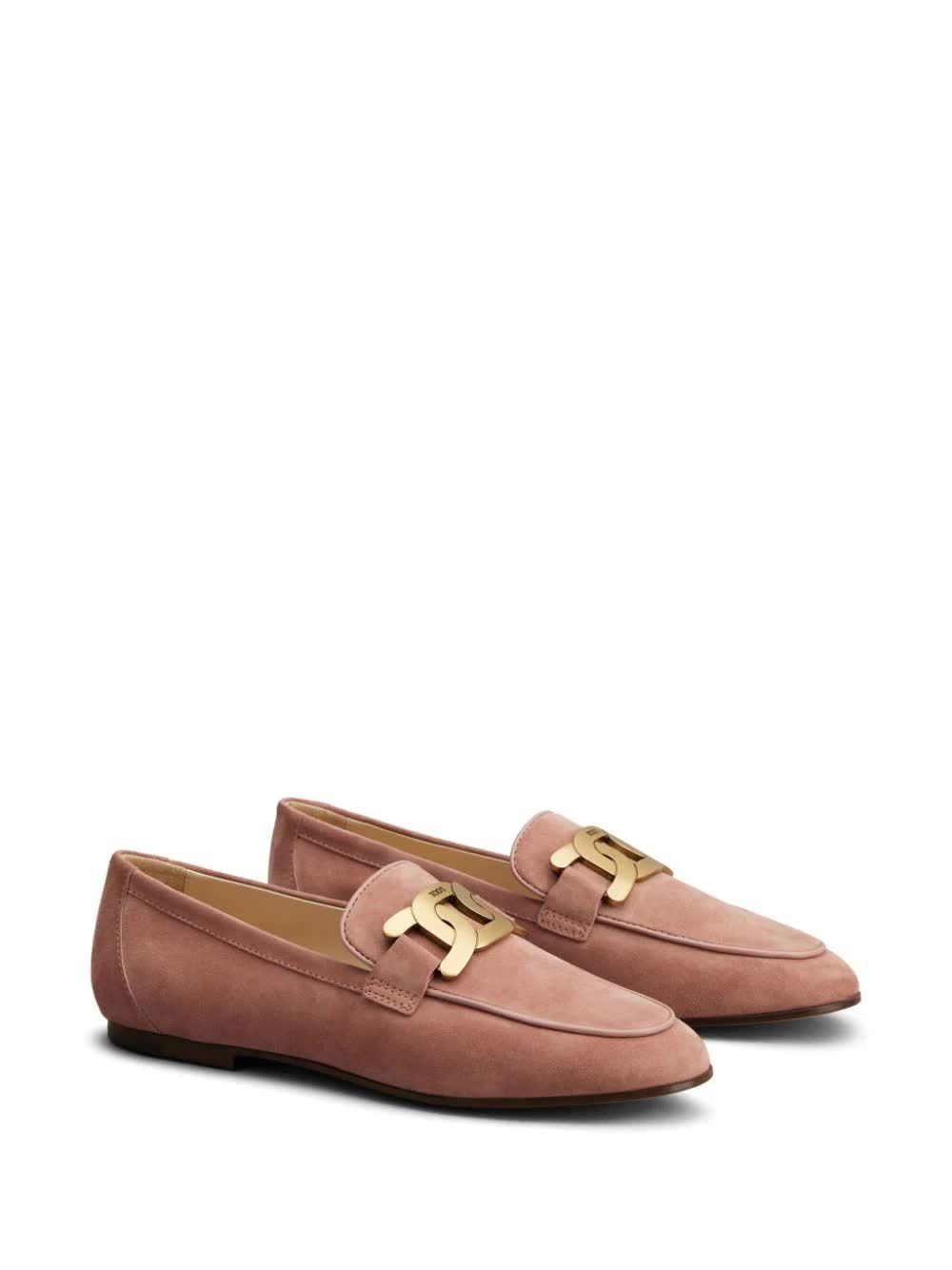 Tod's Kate Suede & Leather Loafer In Brown