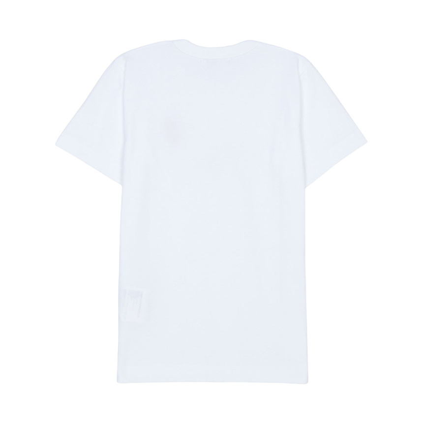 Comme Des Garçons Crew Neck T-shirt In White