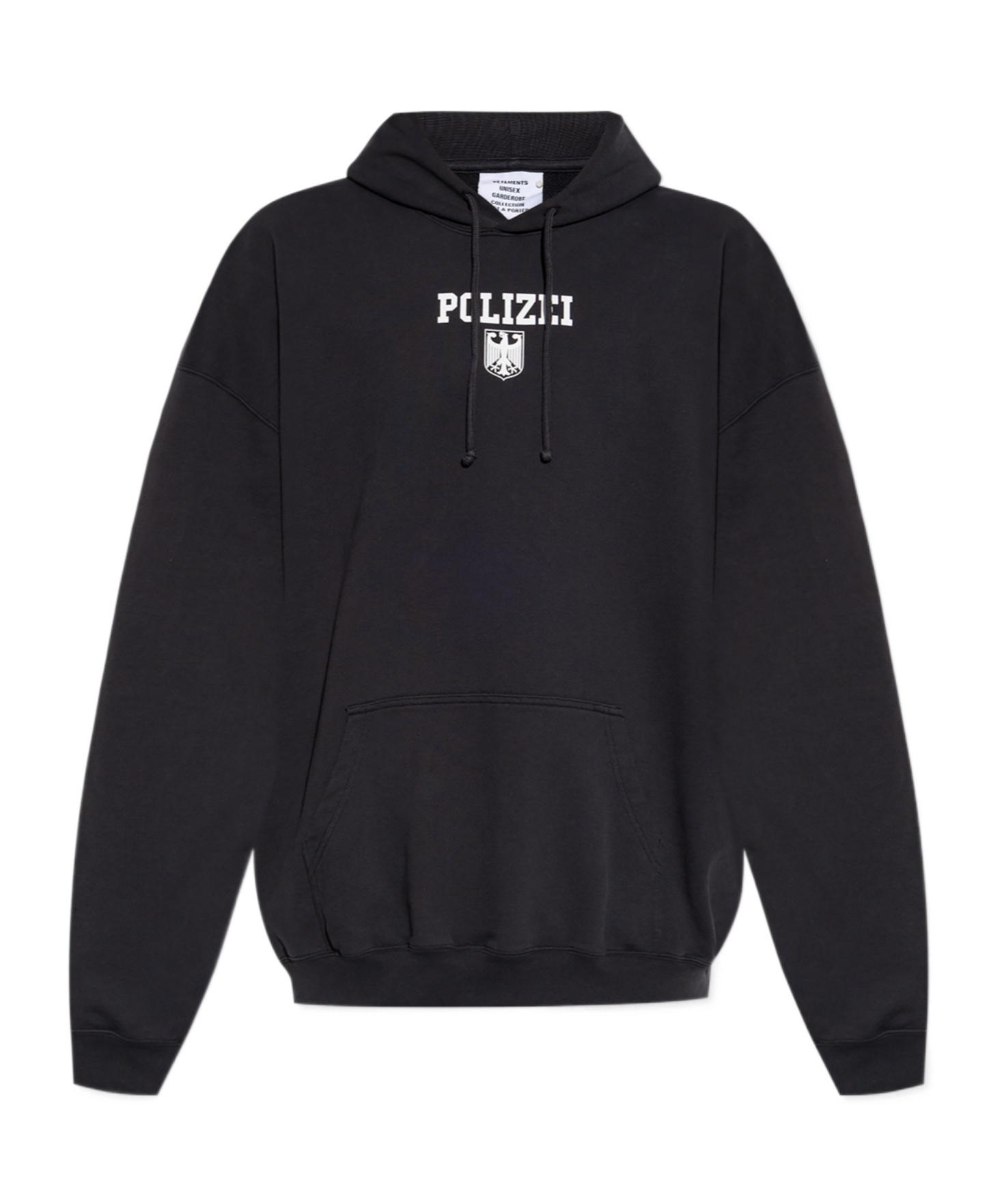 Vetements Long Sleeve Sweatshirt In Black