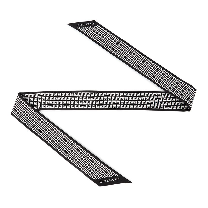 GIVENCHY 4G PATTERN SILK SCARF