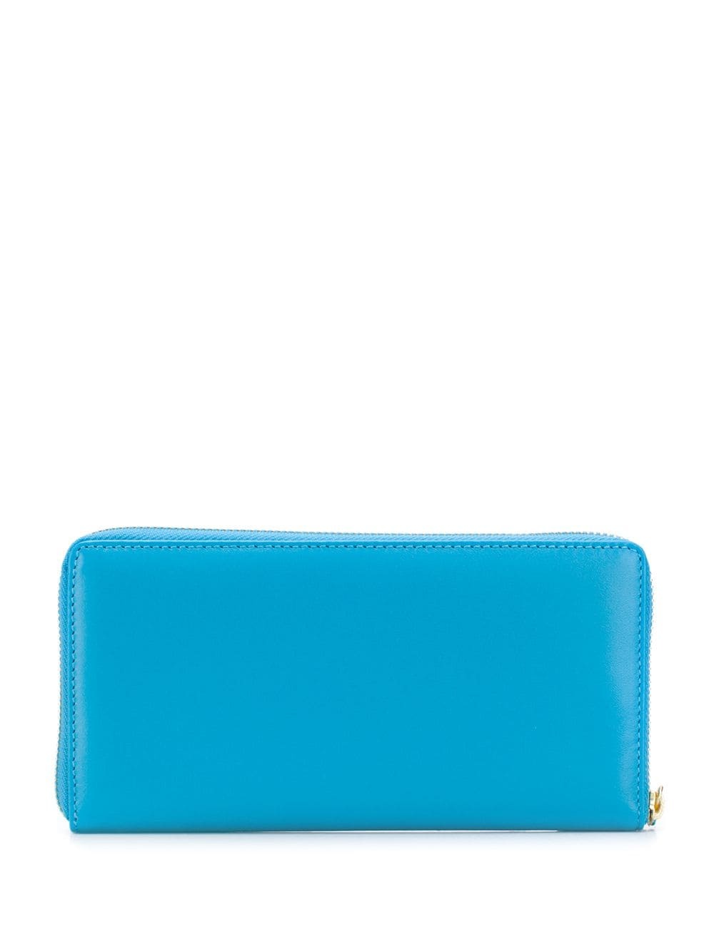 Shop Comme Des Garçons Colour Plain Wallet In Blue