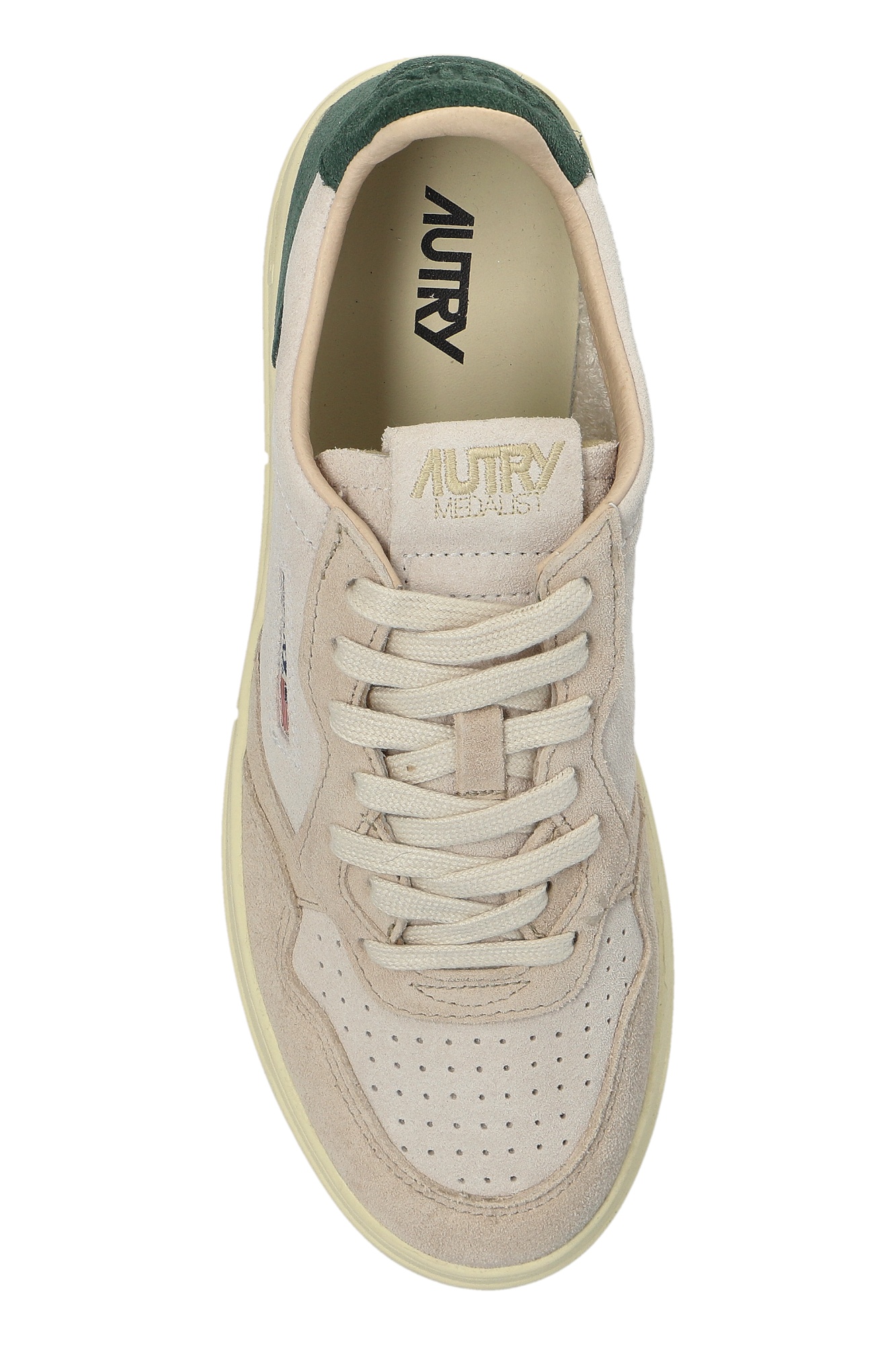 Autry Round Toe Sneakers Featuring Perforated Front