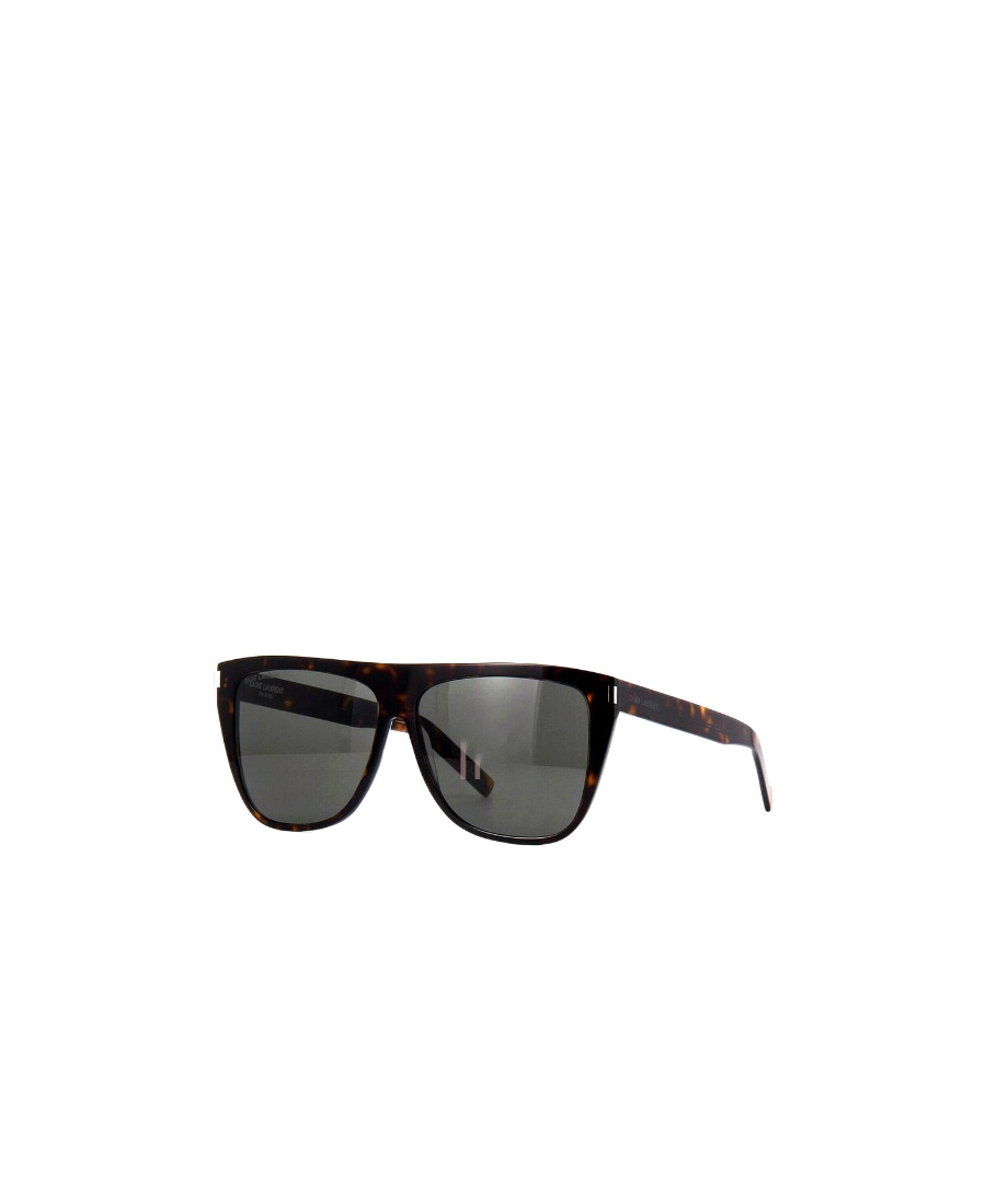 Saint Laurent Logo Sunglasses In Black