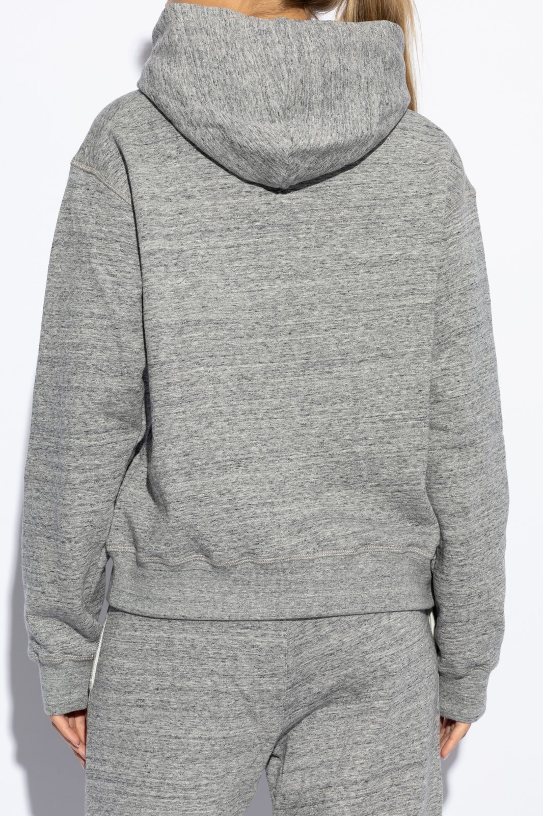 Dsquared2 Dsquared Melange Grey Cotton Sweatshirt In Gray