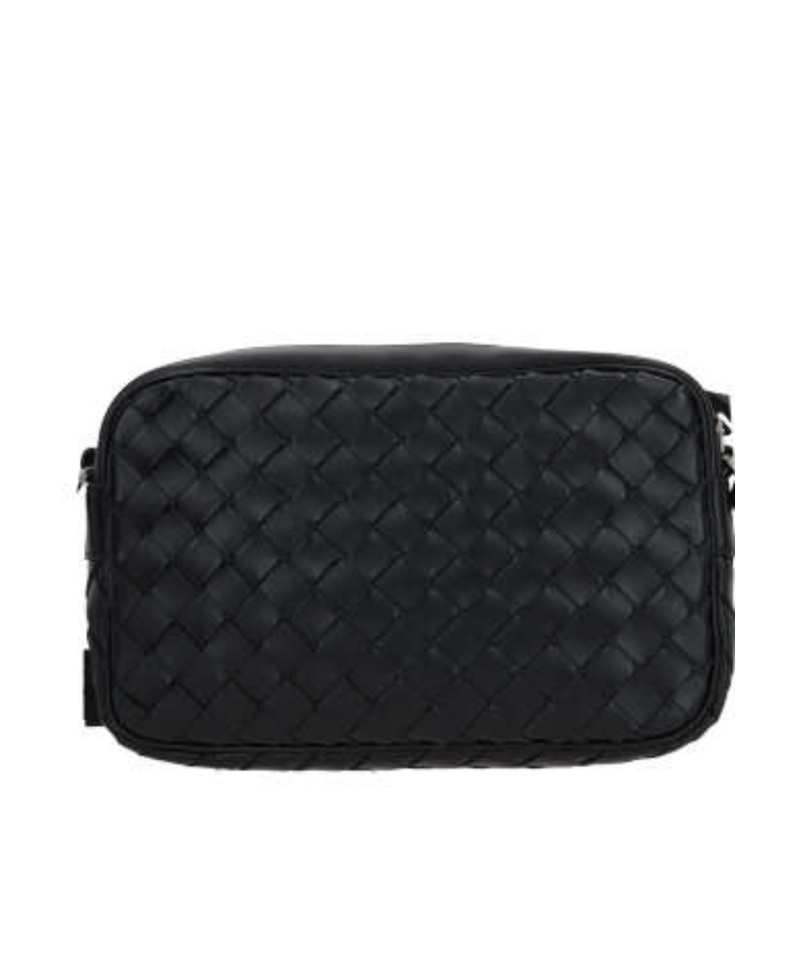 BOTTEGA VENETA INTRECCIATO LEATHER SHOULDER BAG