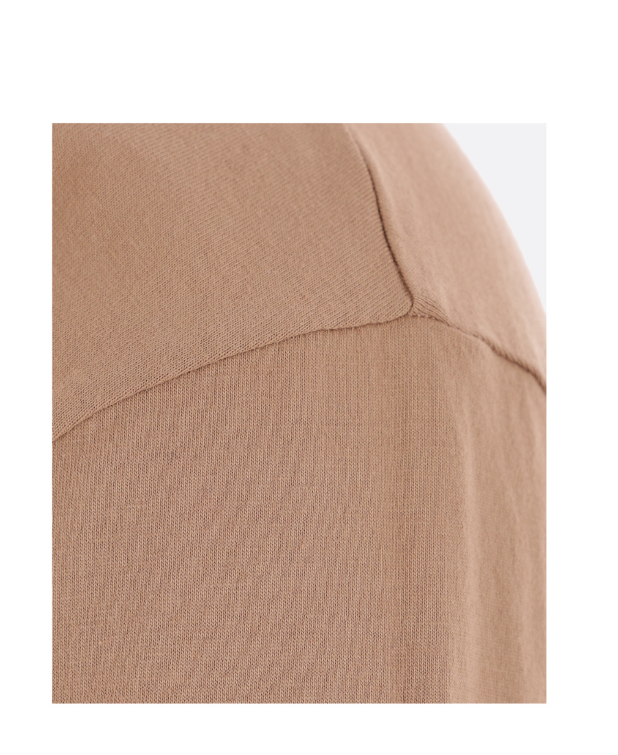 Prada Plain Knitted T-shirt In Brown