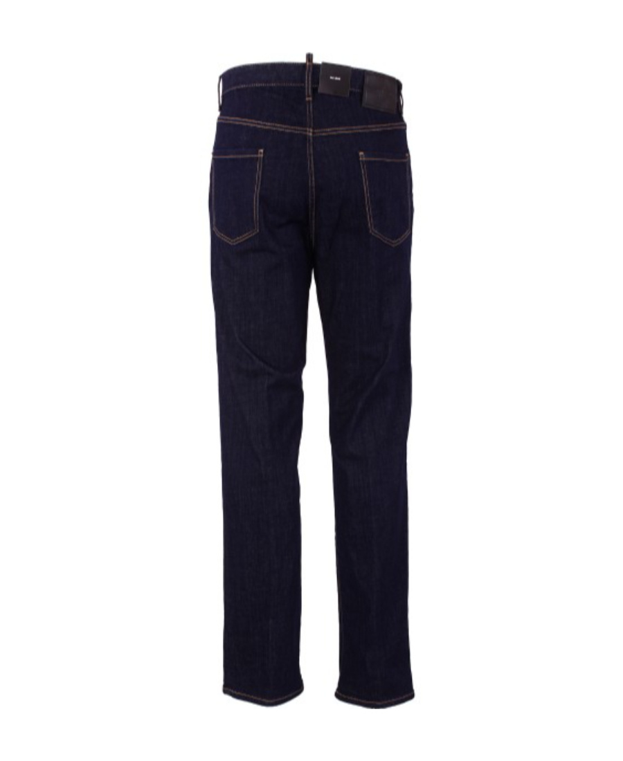 Dsquared2 Slim Indigo Denim With Logo Detailing In Blue