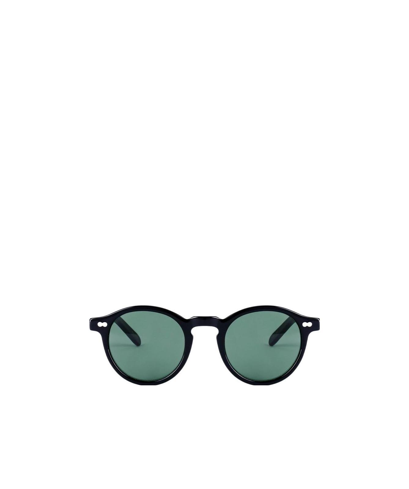 Moscot Matte Round Frame Sunglasses In Green
