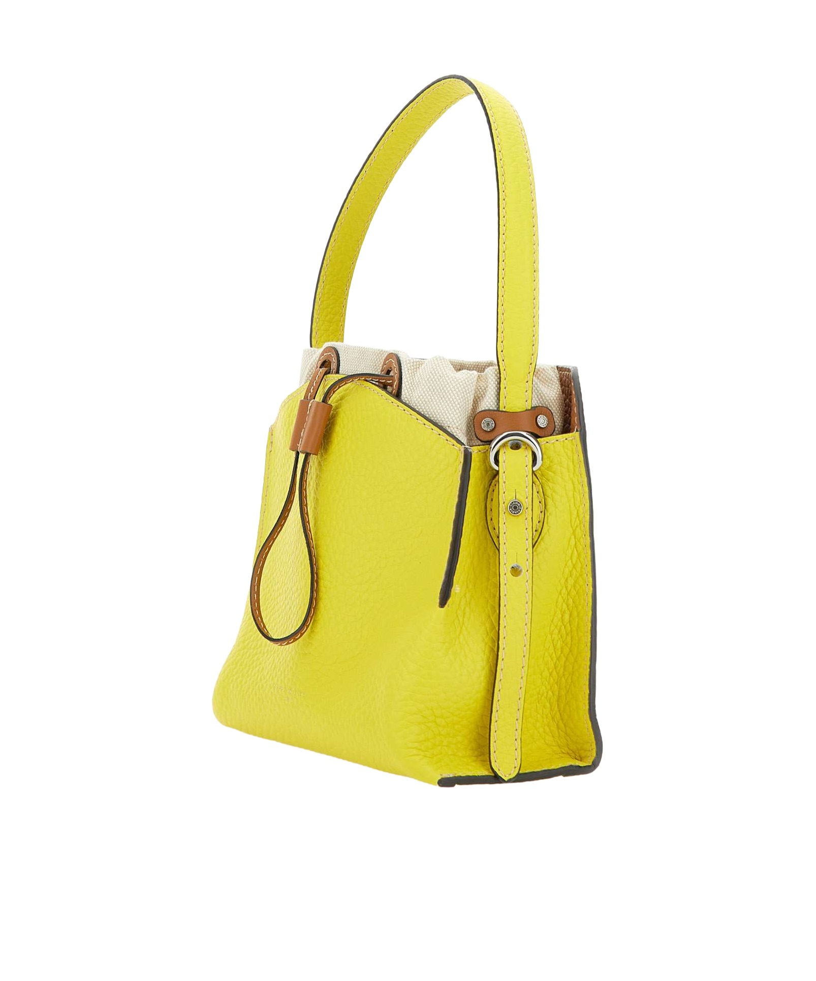 Gianni Chiarini Asia Logo Printed Tote Bag In Yellow