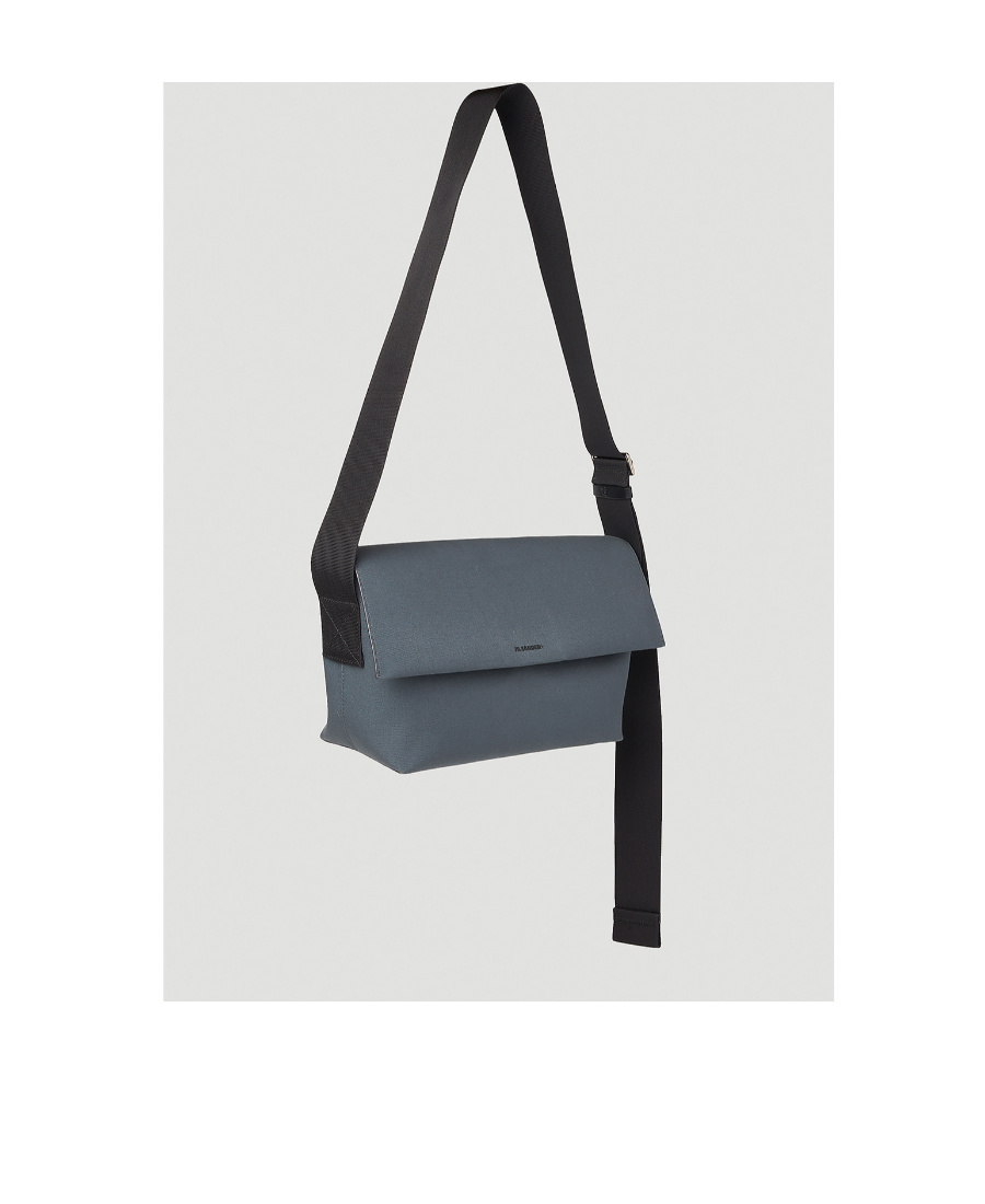 Jil Sander Utility Shoulder Bag In Blue