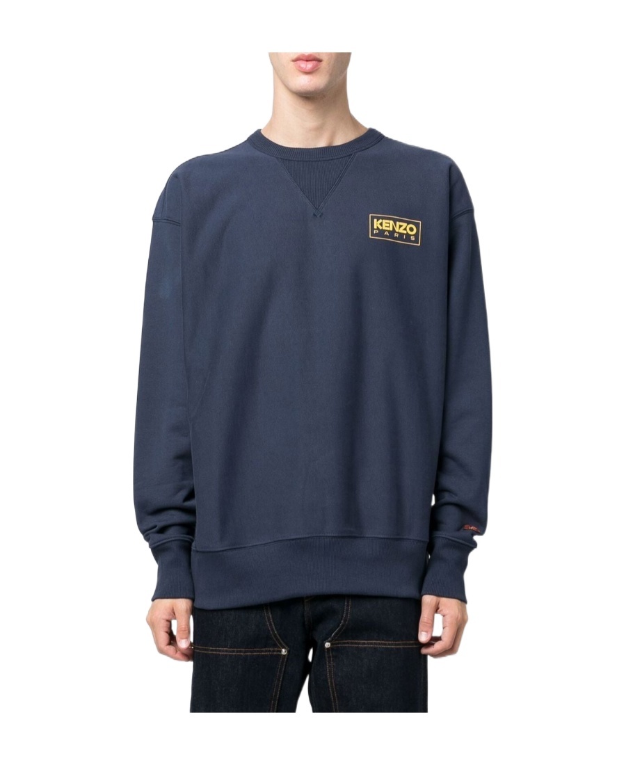 Kenzo Paris Oversize Sweatshirt In Blue