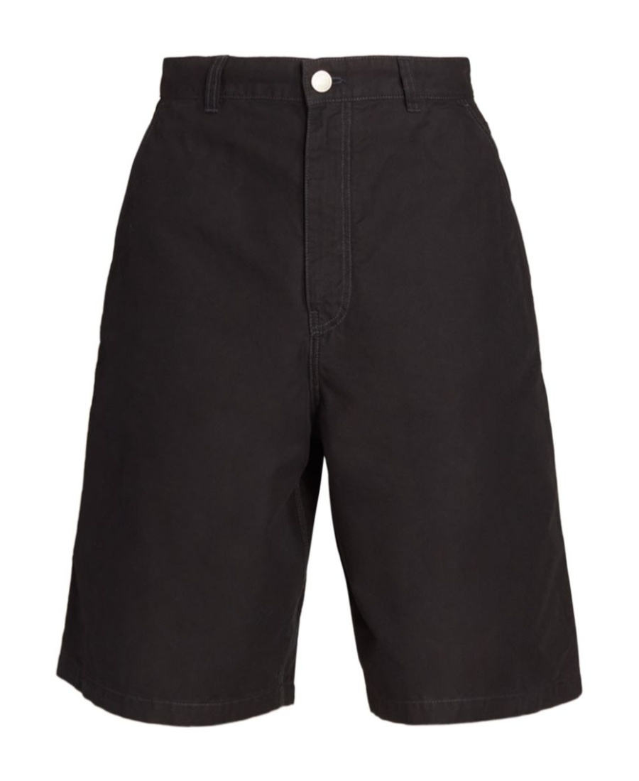 Shop Ami Alexandre Mattiussi Bermuda Knee-length Shorts In Black