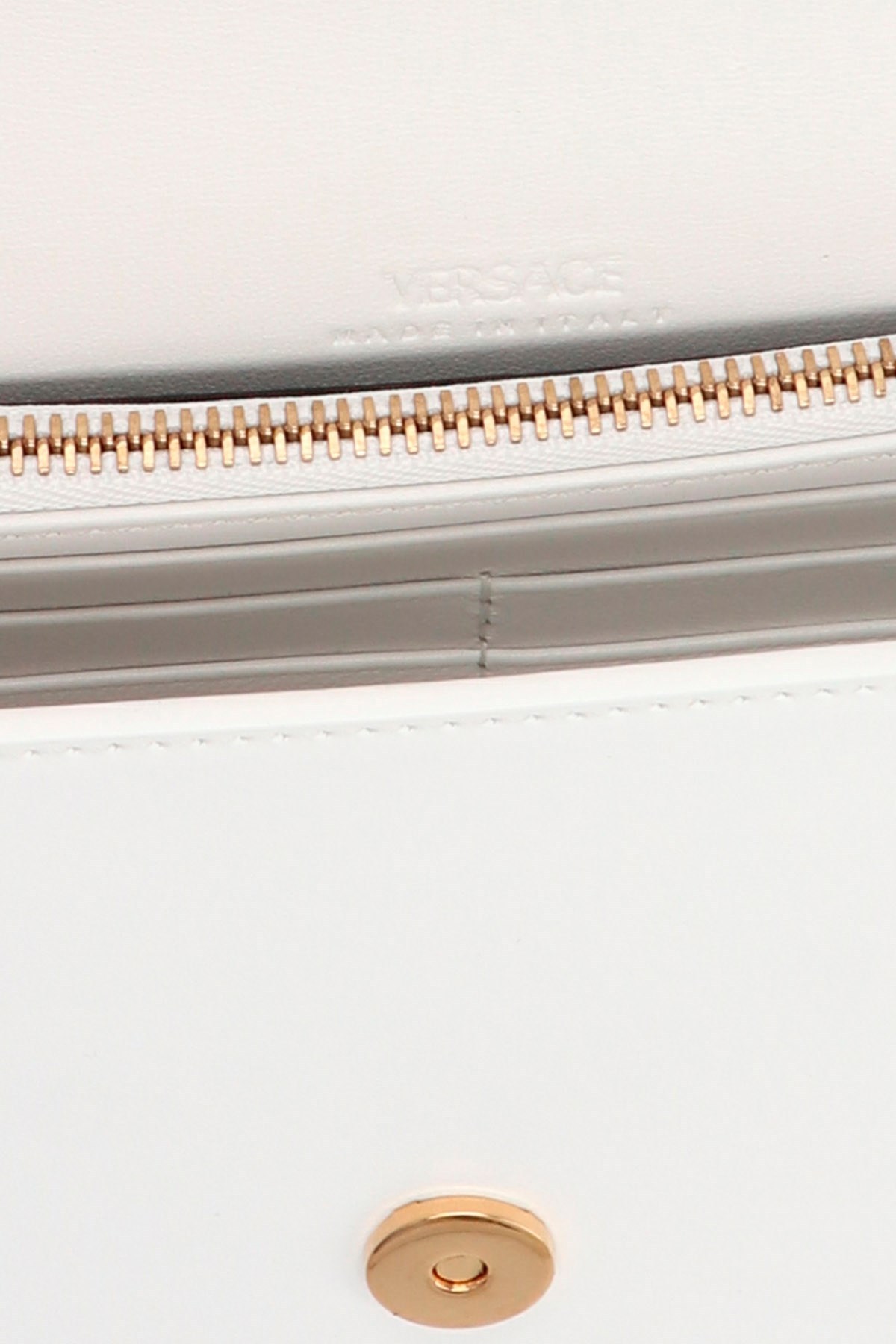 Versace Greca Goddess Shoulder Bag In White