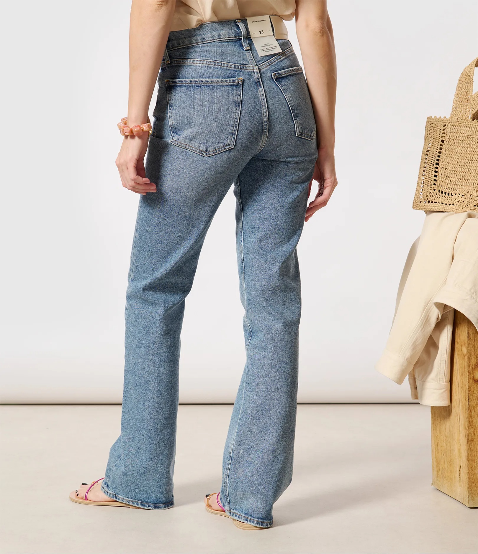 Citizen Of Humanity Vidia High-waisted Flared Jeans In Blue