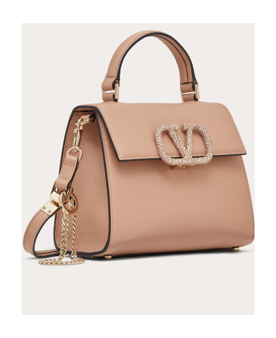 Valentino Logo-plaque Tote Bag In Pink