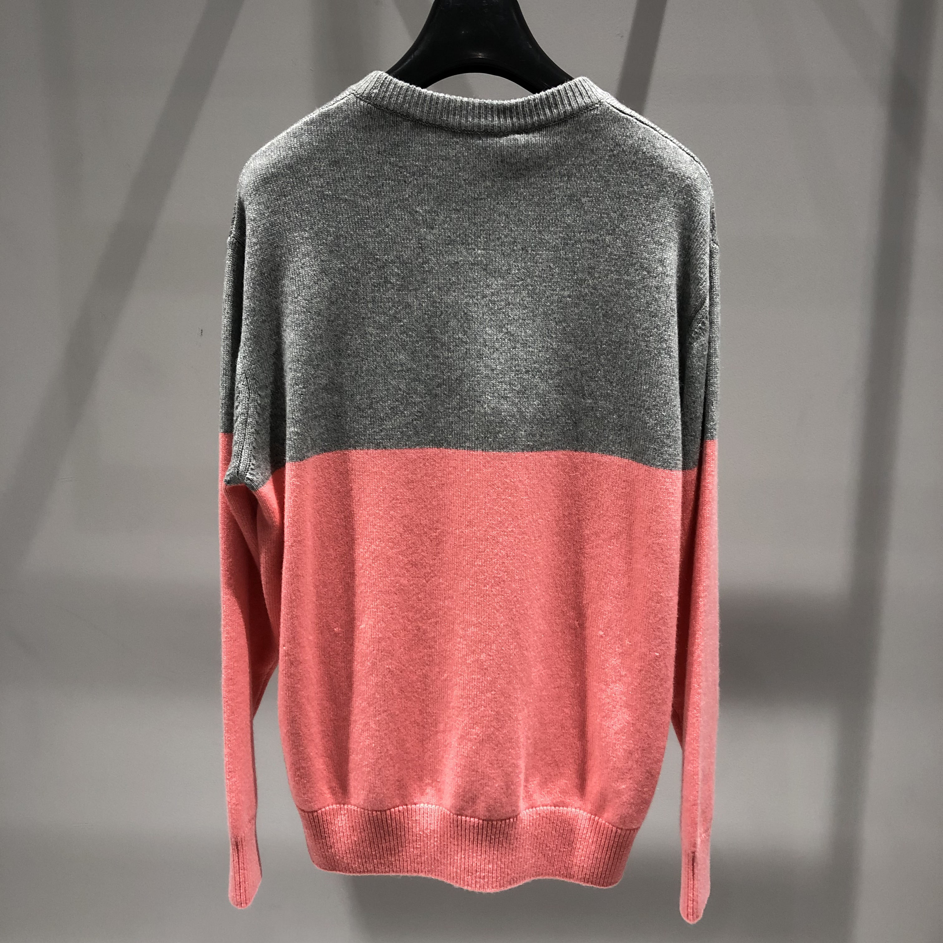 Givenchy Colour Block Logo Cashmere Jumper In Pink