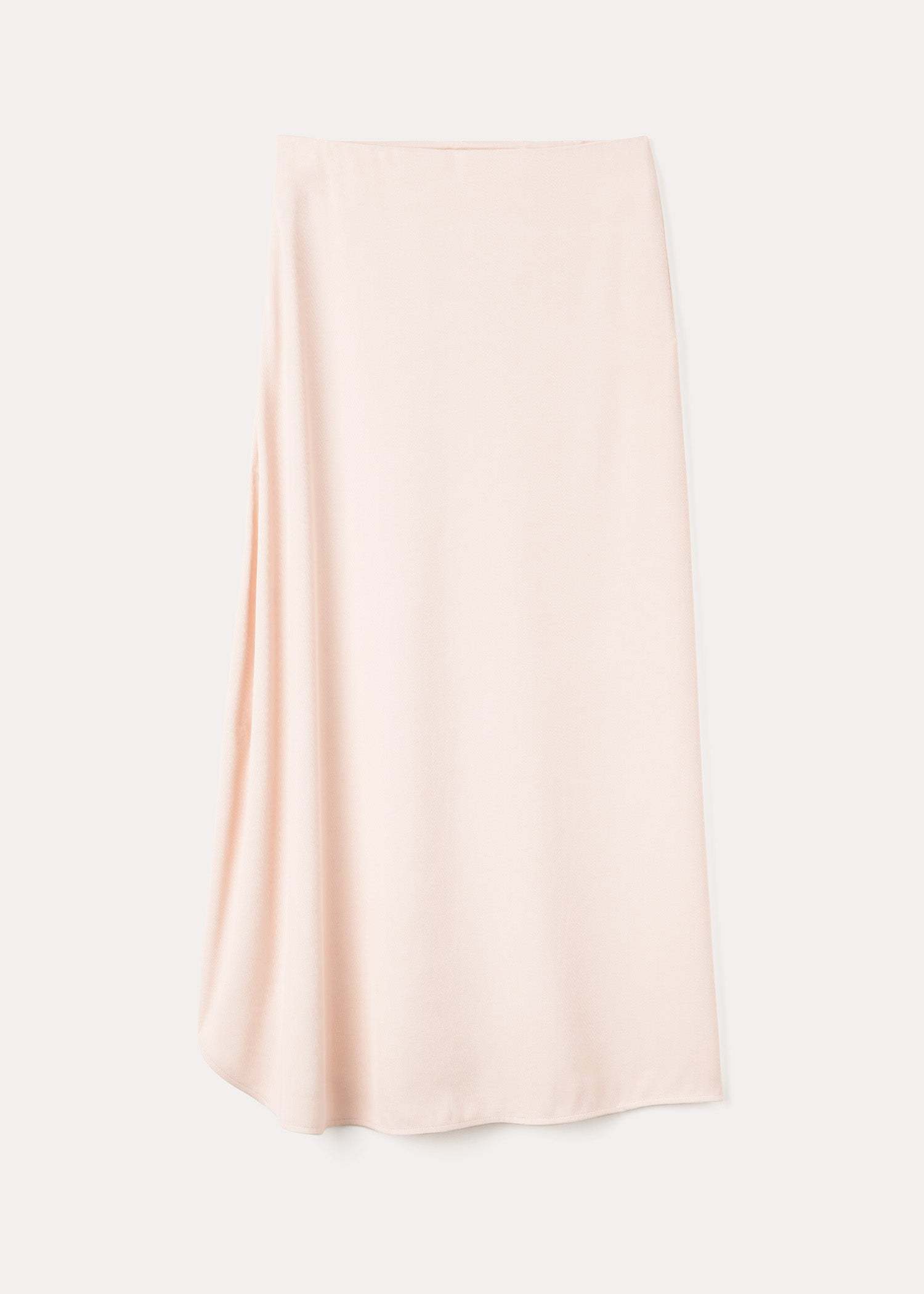 Totême Draped Midi Skirt In Pink