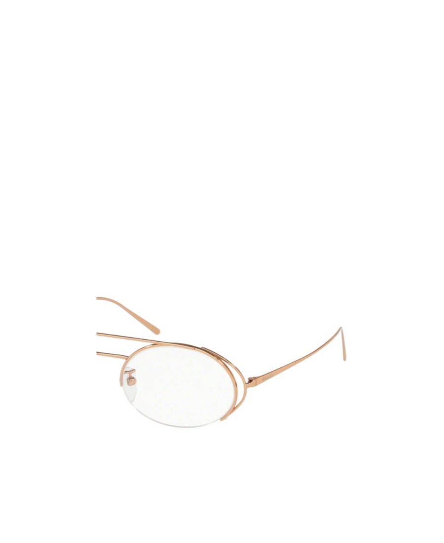 Prada Circular Flat Mirror In White