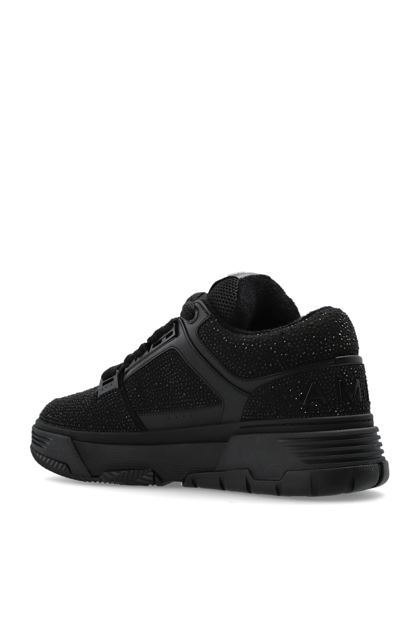 Amiri Crystal Ma-1 Embellished Sneakers In Black