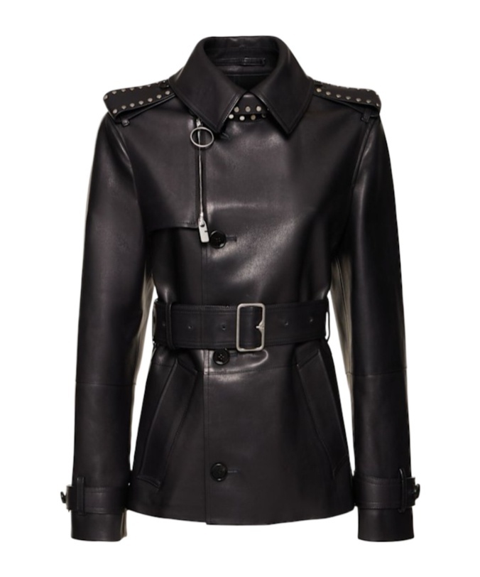 Burberry Belt-trimmed Short Jacket