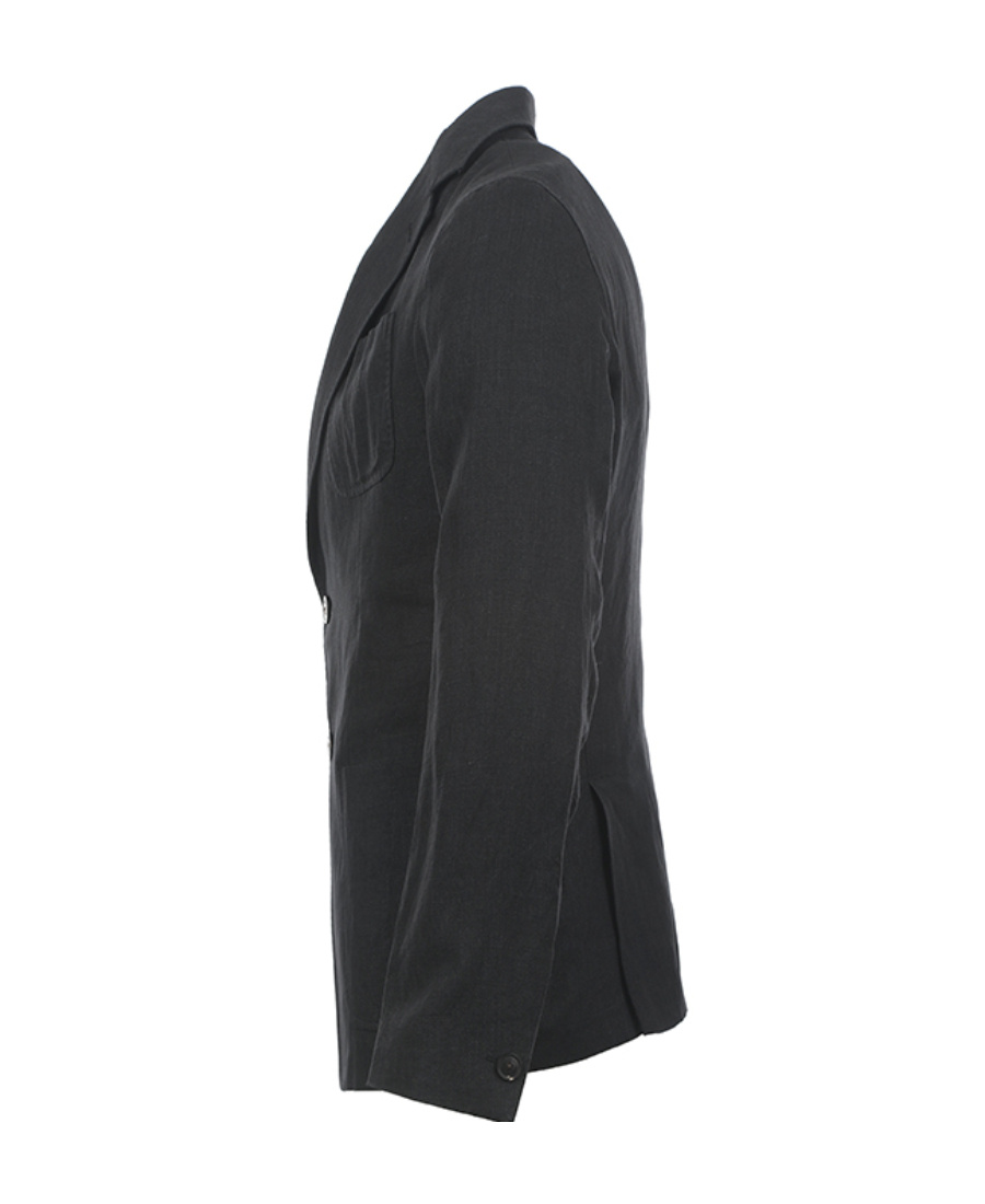 EMPORIO ARMANI SINGLE-BREASTED LONG-SLEEVED SUIT JACKET